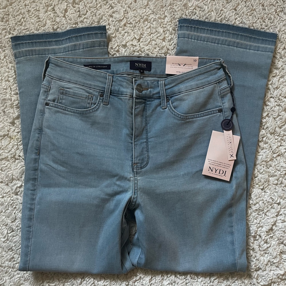 NWT!! NYDJ Jeans Marilyn Straight - Picture 4 of 6
